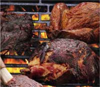 Whole BBQ Smoked Ham 16-18 lbs. Average - Includes Shipping
